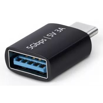 StarTech.com adapter USB-C na USB-A, USB 5 Gb/s, kompaktowy adapter męski USB-C na żeński USB-A, trwała metalowa obudowa, M/Ż
