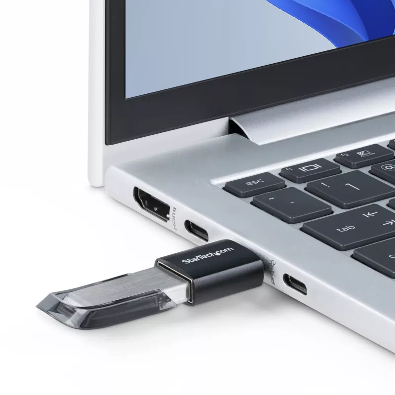 StarTech.com adapter USB-C na USB-A, USB 5 Gb/s, kompaktowy adapter męski USB-C na żeński USB-A, trwała metalowa obudowa, M/Ż