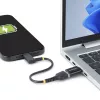 StarTech.com adapter USB-C na USB-A, USB 5 Gb/s, kompaktowy adapter męski USB-C na żeński USB-A, trwała metalowa obudowa, M/Ż
