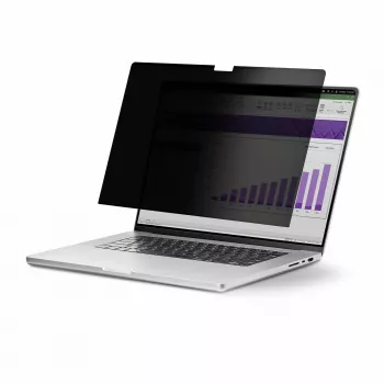 Ekran prywatyzujący do laptopa 13,3 cala StarTech.com Flip-Over dla MacBook Pro, filtr prywatyzujący z redukcją światła niebieskiego i antyrefleksją, ochrona ekranu z kątem widzenia +/- 30°