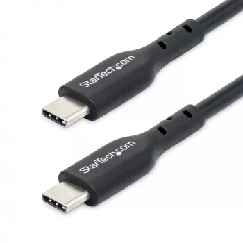 StarTech.com 1m kabel ładujący USB-C 2 szt., kabel USB C, przewód ładujący do laptopa USB 2.0 Type-C, 60 W 3 A Power Delivery, powłoka TPE, kabel do transferu danych USB-C, M/M
