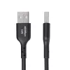 StarTech.com Kabel USB-A do USB-C 3 m (9,8 stopy) do ładowania i synchronizacji, 3 A, USB 2.0, w osłonie TPE – czarny przewód do ładowania USB