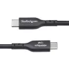 StarTech.com Kabel USB-A do USB-C 3 m (9,8 stopy) do ładowania i synchronizacji, 3 A, USB 2.0, w osłonie TPE – czarny przewód do ładowania USB