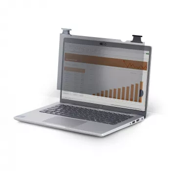Filtr prywatyzujący StarTech.com 13,3 cala 16:10 Bright z dotykiem, flip-over, przepuszczalność światła 75%, filtr antyodblaskowy, kąt widzenia +/- 30°