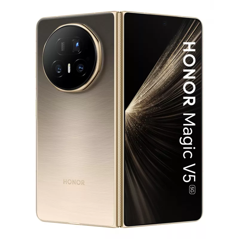 Honor MAGIC V5 20.2 cm (7.95 cala) MagicOS 9.0.1 5G USB Type-C 16 GB 512 GB 5820 mAh Złoty