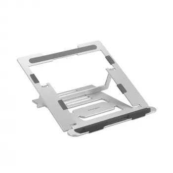 Kensington Easy Riser Aluminium Laptop Riser, Podstawka pod laptopa, Srebrny, Aluminium, Silikon, Stal, 40,6 cm (16 cali), 5 kg, 86 - 118 mm