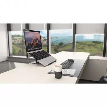 Kensington Easy Riser Aluminium Laptop Riser, Podstawka pod laptopa, Srebrny, Aluminium, Silikon, Stal, 40,6 cm (16 cali), 5 kg, 86 - 118 mm