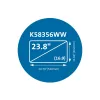 Kensington MagPro Magnetyczny Filtr Prywatności na Monitor 23,8” (16:9)