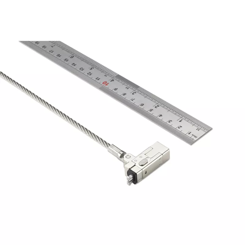 Kensington cienki NanoSaver 2.0 EQ Keyed Laptop Lock, 1,83 m, Kensington, klucz, stal nierdzewna, srebrny