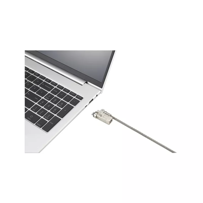 Kensington cienki NanoSaver 2.0 EQ Keyed Laptop Lock, 1,83 m, Kensington, klucz, stal nierdzewna, srebrny