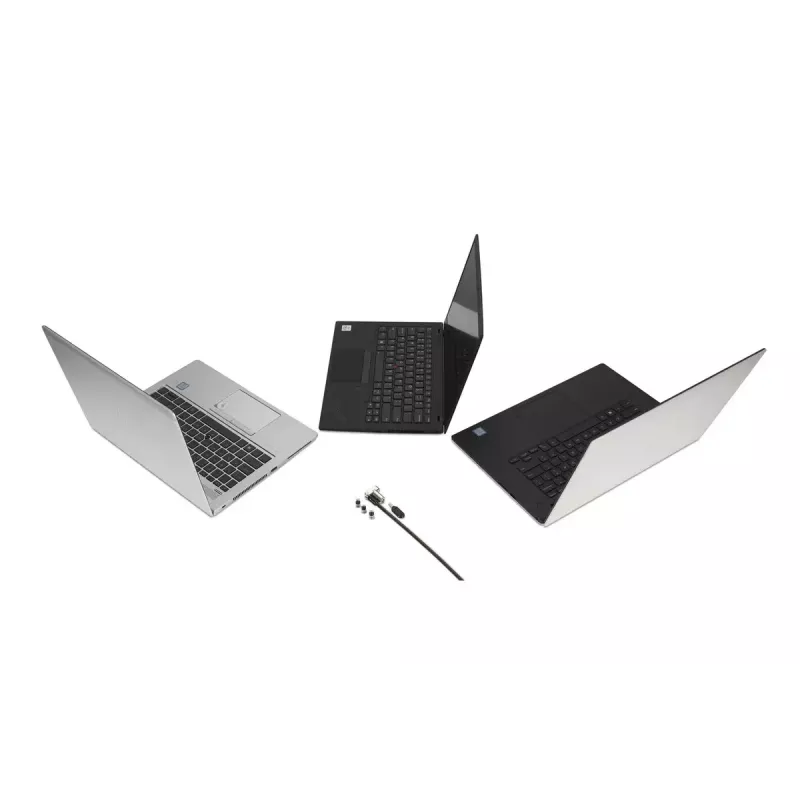 Kensington Uniwersalna 3-w-1 zamek na klucz do laptopa