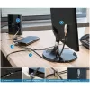 Zestaw blokujący Kensington Desktop & Peripherals Locking Kit 2.0, 2,44 m, Kensington, klucz, stal węglowa, czarny, srebrny