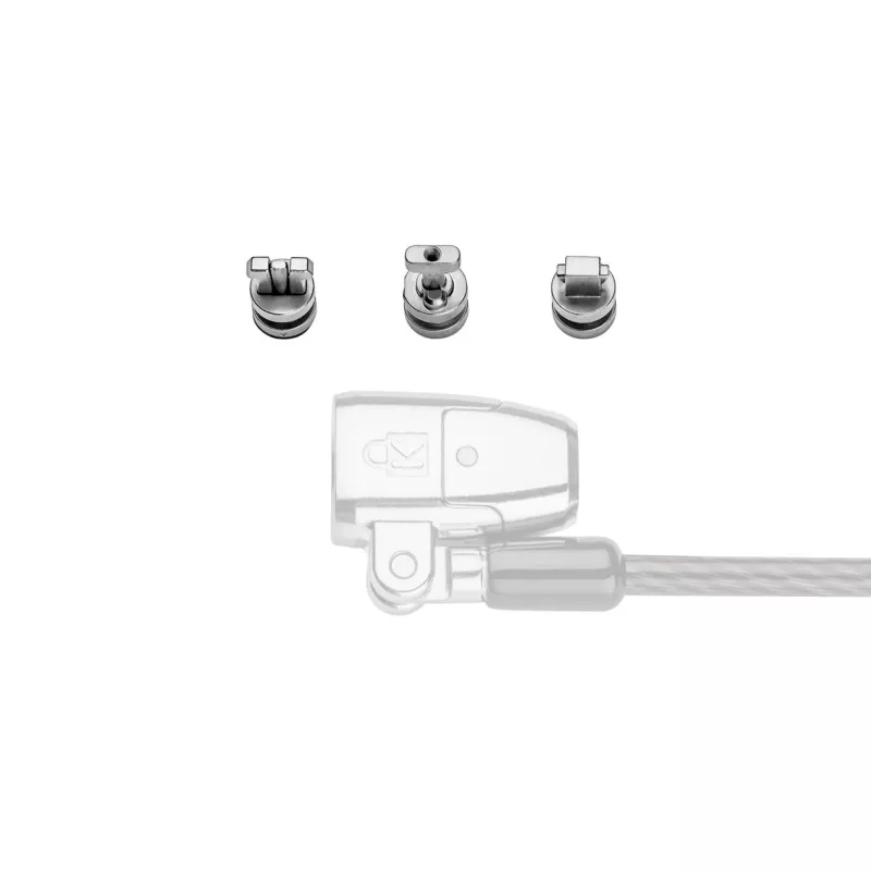 Zestaw kotwic zabezpieczających Kensington ClickSafe Universal Slots, Kotwica, Stal nierdzewna, 3 szt., 31 g, 115 mm, 85 mm