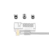 Zestaw kotwic zabezpieczających Kensington ClickSafe Universal Slots, Kotwica, Stal nierdzewna, 3 szt., 31 g, 115 mm, 85 mm