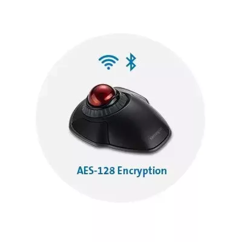 Kensington Orbit Wireless Trackball z pierścieniem przewijania - Czarny