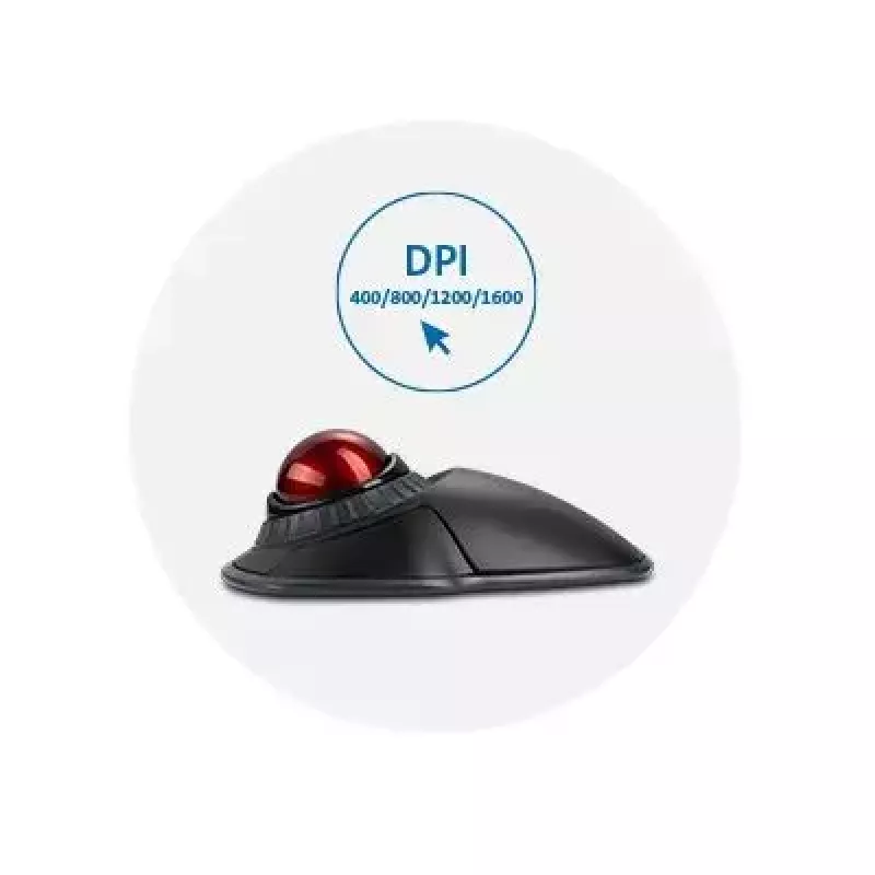 Kensington Orbit Wireless Trackball z pierścieniem przewijania - Czarny