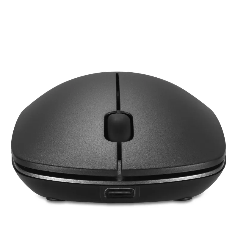 Mysz Kensington MY230 EQ Rechargeable – Bezprzewodowa – Średnia, symetryczna, RF Wireless + Bluetooth, 1200 DPI, Czarna