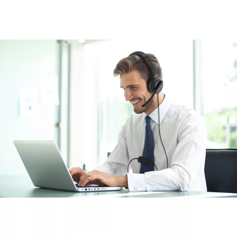 Kensington H1000 USB-C On-Ear Headset, Wired, Calls/Music, 20 - 20000 Hz, 190 g, Headset, Czarny