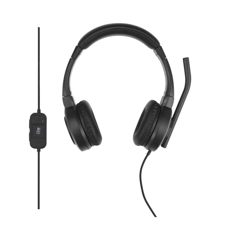 Kensington H1000 USB-C On-Ear Headset, Wired, Calls/Music, 20 - 20000 Hz, 190 g, Headset, Czarny