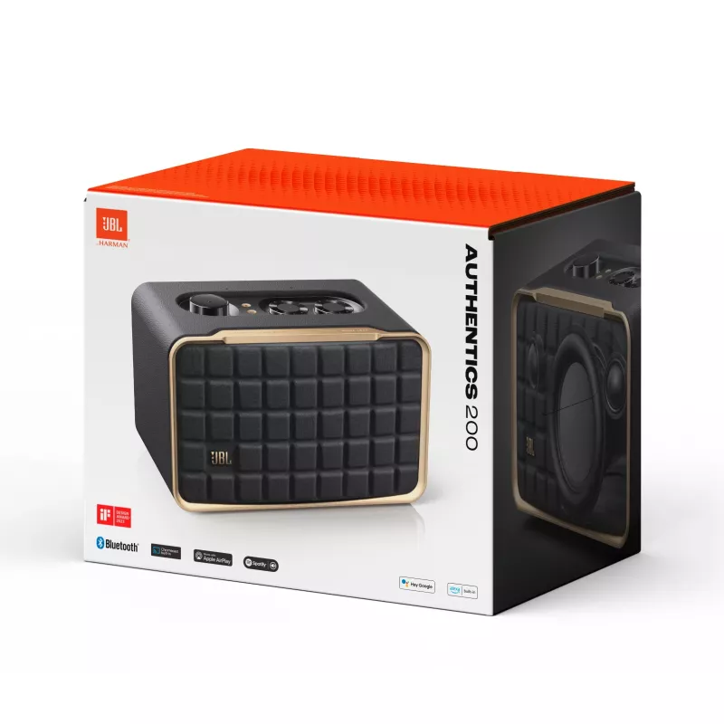 JBL Authentics 200 Głośnik przenośny stereo Czarny 45 W