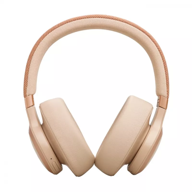 JBL Live 770NC Zestaw słuchawkowy Bezprzewodowy Nauszny Połączenia/Muzyka Bluetooth Piaskowy