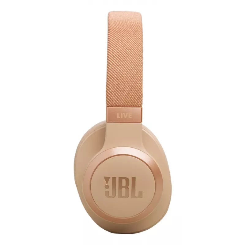 JBL Live 770NC Zestaw słuchawkowy Bezprzewodowy Nauszny Połączenia/Muzyka Bluetooth Piaskowy