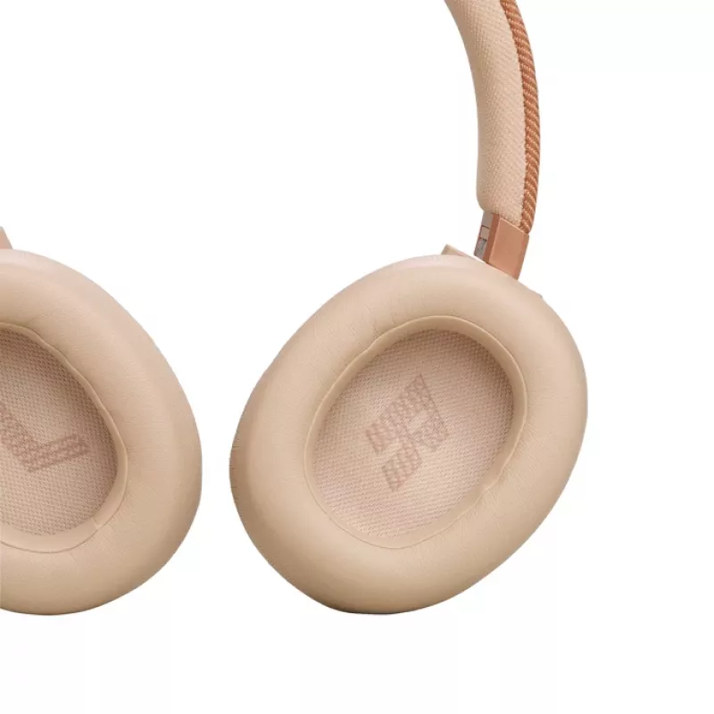 JBL Live 770NC Zestaw słuchawkowy Bezprzewodowy Nauszny Połączenia/Muzyka Bluetooth Piaskowy