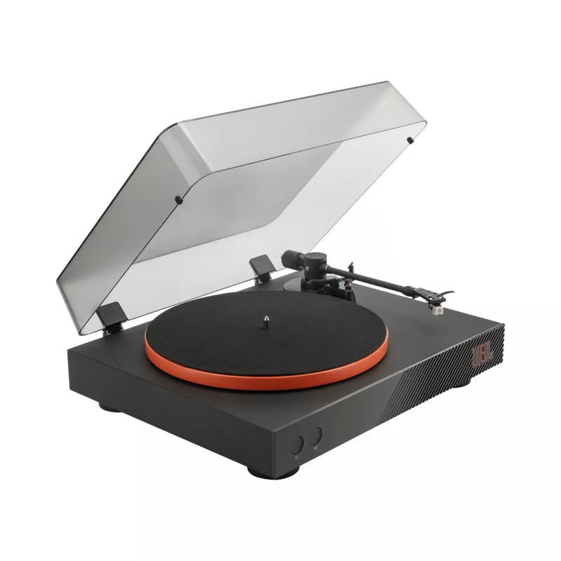 JBL Spinner BT gramofon audio z napędem paskowym Czarny, Pomarańczowy