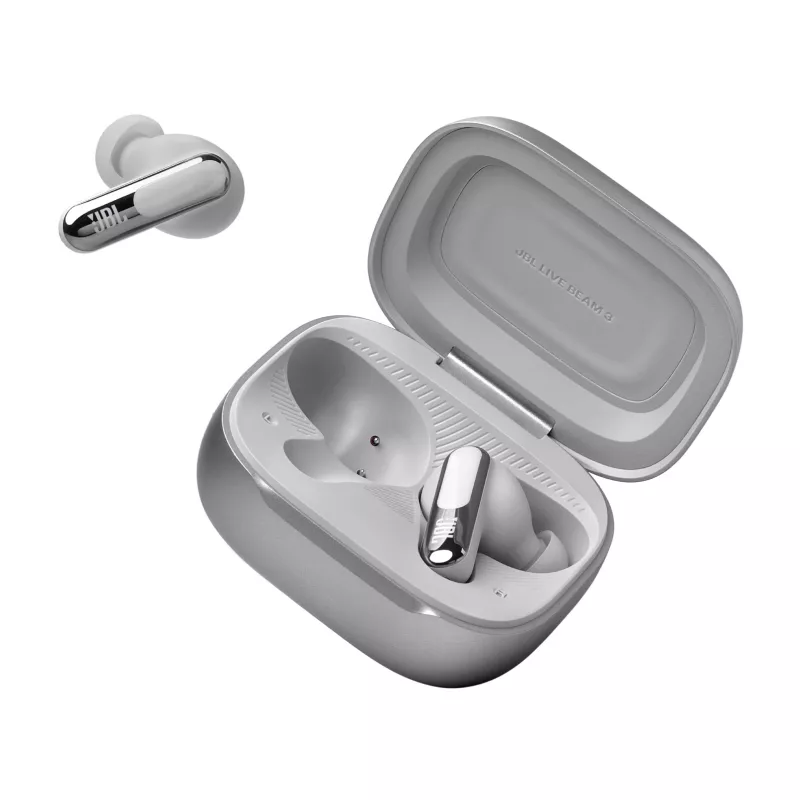 JBL Live Beam 3 Headset Wireless In-ear Calls/Music/Sport/Everyday Bluetooth srebrny