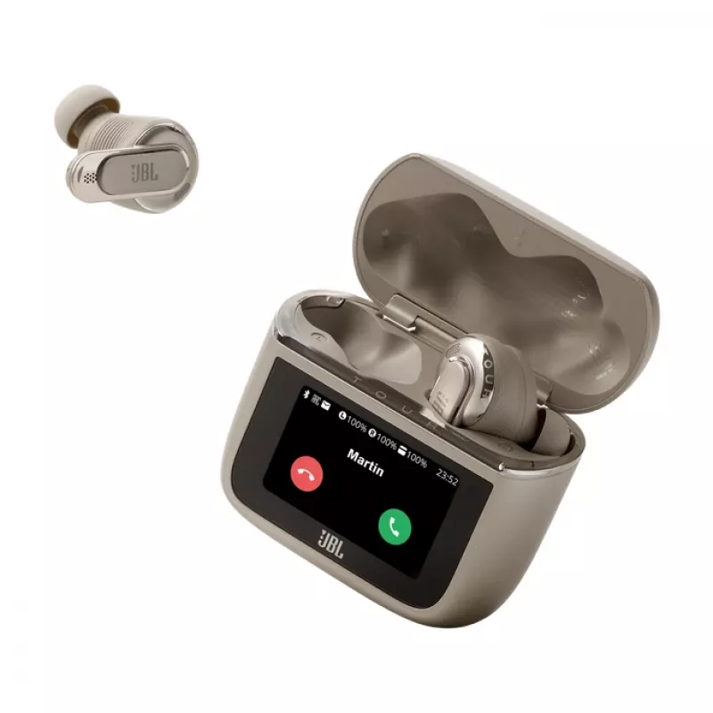 JBL Tour Pro 3 Zestaw słuchawkowy True Wireless Stereo (TWS) Douszny Rozmowy/Muzyka/Sport/Codzienność Bluetooth Latte