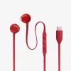 JBL Tune 305C Zestaw słuchawkowy Przewodowy Douszny Połączenia/Muzyka USB Typu-C Czerwony