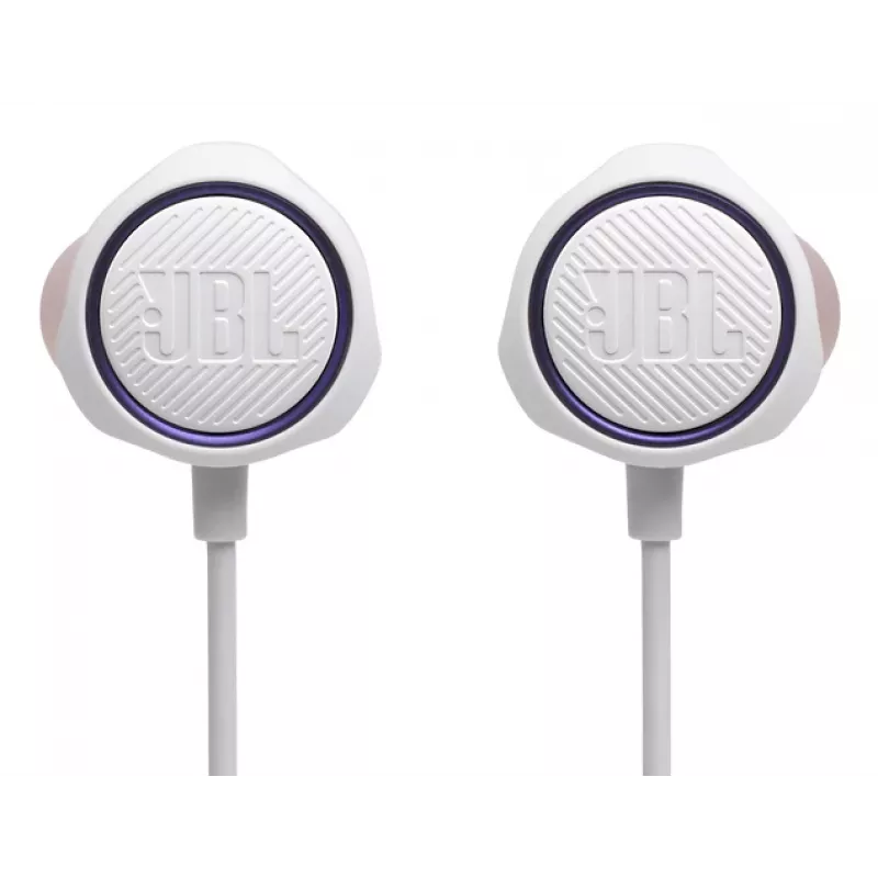 JBL Quantum 50C Zestaw słuchawkowy Przewodowy Douszny Gamingowy Biały
