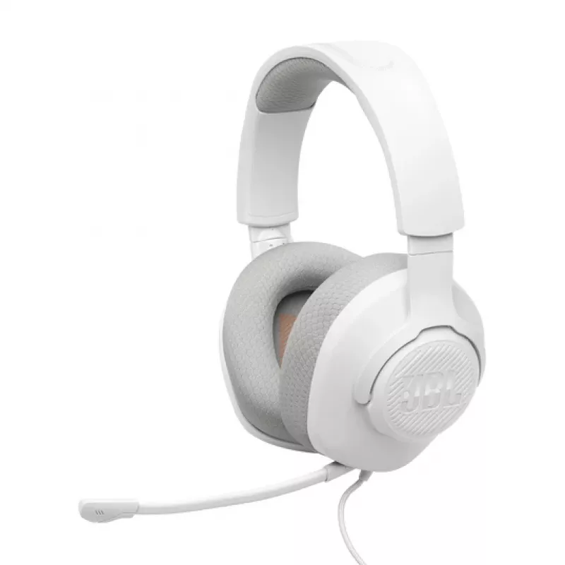 JBL Quantum 100M2 Zestaw słuchawkowy Przewodowa Nagłowny Do gier Biały