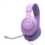 Przewodowy nauszny zestaw słuchawkowy do gier JBL Quantum 100M2 — wokółuszny, 20–20000 Hz, kabel 1,2 m, fioletowy