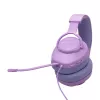 Przewodowy nauszny zestaw słuchawkowy do gier JBL Quantum 100M2 — wokółuszny, 20–20000 Hz, kabel 1,2 m, fioletowy