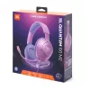 Przewodowy nauszny zestaw słuchawkowy do gier JBL Quantum 100M2 — wokółuszny, 20–20000 Hz, kabel 1,2 m, fioletowy