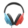 JBL Quantum 100N Zestaw słuchawkowy Przewodowy Nagłowny Gaming Niebieski, Czerwony