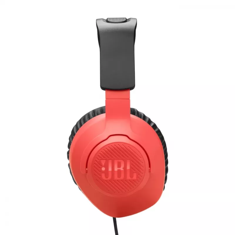JBL Quantum 100N Zestaw słuchawkowy Przewodowy Nagłowny Gaming Niebieski, Czerwony