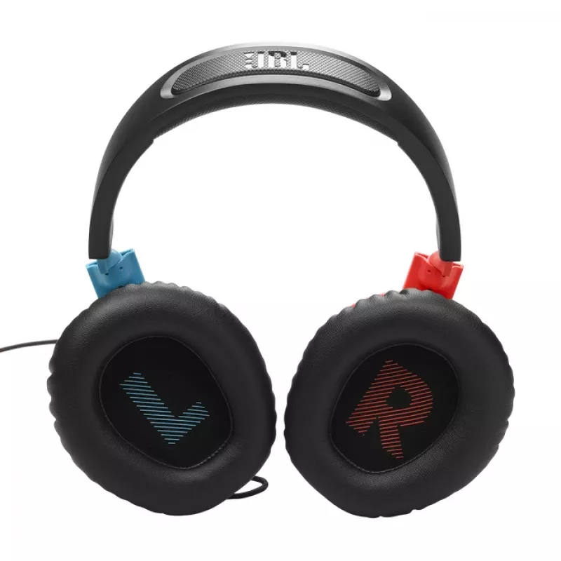 JBL Quantum 100N Zestaw słuchawkowy Przewodowy Nagłowny Gaming Niebieski, Czerwony