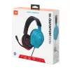 JBL Quantum 100N Zestaw słuchawkowy Przewodowy Nagłowny Gaming Niebieski, Czerwony