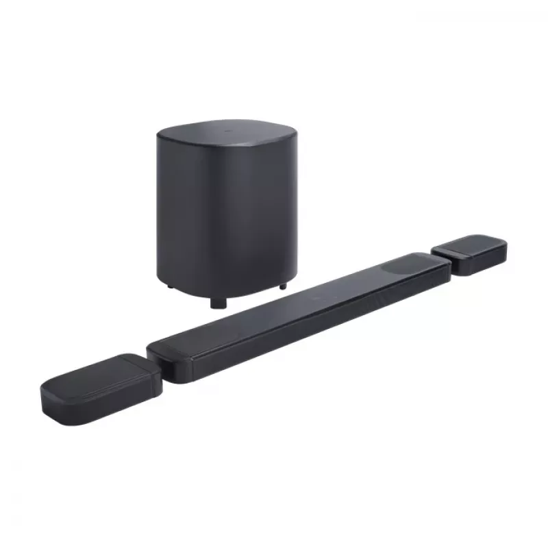 Soundbar JBL Bar 1000MK2 Czarny — 7.1.4 kanałów, 960 W łącznie, Dolby Atmos/DTS:X, bezprzewodowy + przewodowy