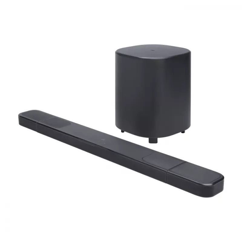 Soundbar JBL Bar 1000MK2 Czarny — 7.1.4 kanałów, 960 W łącznie, Dolby Atmos/DTS:X, bezprzewodowy + przewodowy