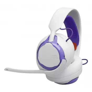 Zestaw słuchawkowy JBL Quantum 250 Przewodowy Nagłowny Gamingowy Fioletowy, Biały