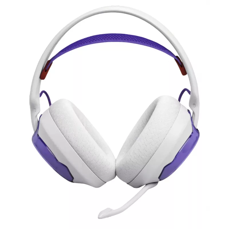 Zestaw słuchawkowy JBL Quantum 250 Przewodowy Nagłowny Gamingowy Fioletowy, Biały