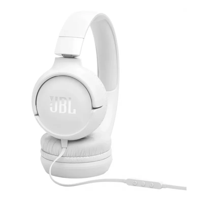 Słuchawki JBL Tune 520C USB-C Przewodowe Nauszne Rozmowy/Muzyka USB Typu-C Biały