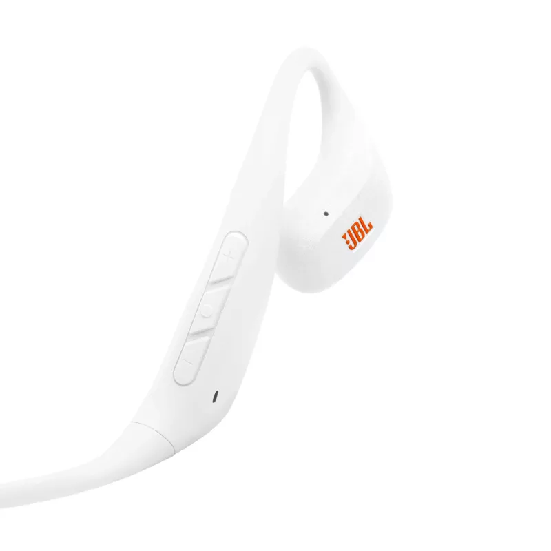 Zestaw słuchawkowy JBL Endurance Pace Wireless Open-ear Sports Bluetooth USB Type-C biały, 20–20000 Hz, 120 g