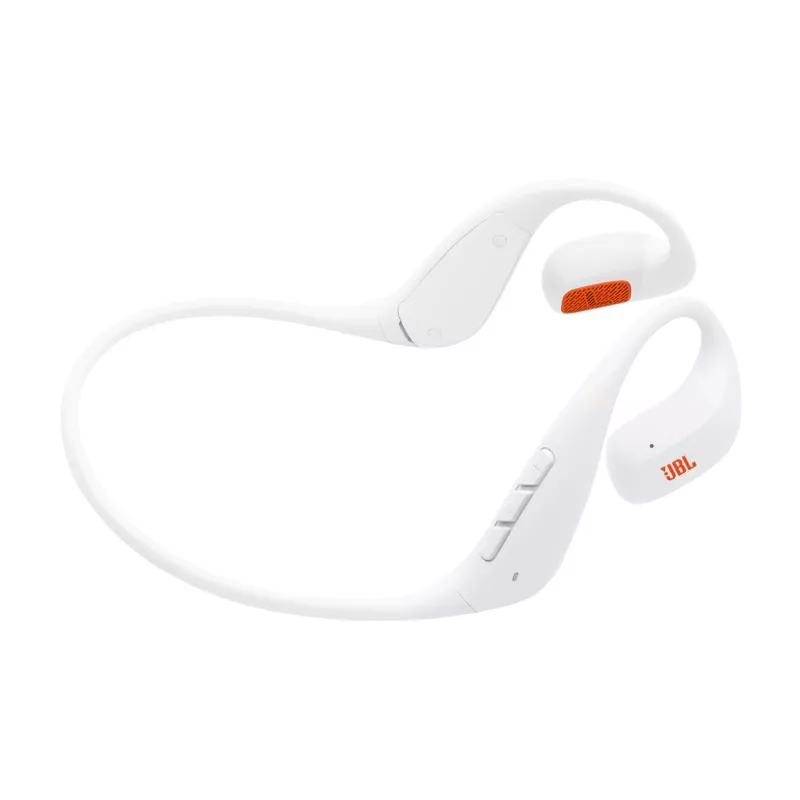 Zestaw słuchawkowy JBL Endurance Pace Wireless Open-ear Sports Bluetooth USB Type-C biały, 20–20000 Hz, 120 g