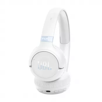 Zestaw słuchawkowy JBL Tune 680NC przewodowy i bezprzewodowy Hi-Fi nagłowny połączenia/muzyka USB typu C Bluetooth biały