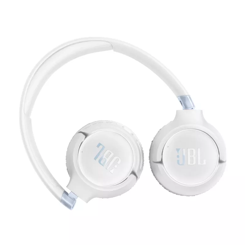 Zestaw słuchawkowy JBL Tune 680NC przewodowy i bezprzewodowy Hi-Fi nagłowny połączenia/muzyka USB typu C Bluetooth biały