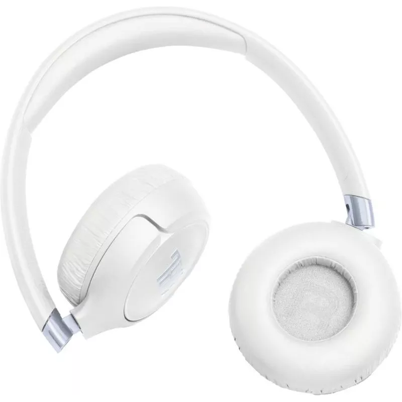 Zestaw słuchawkowy JBL Tune 680NC przewodowy i bezprzewodowy Hi-Fi nagłowny połączenia/muzyka USB typu C Bluetooth biały